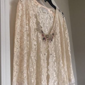 Vintage Lace Care Over size M Phun Shirts